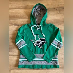 NHL Dallas Stars Colosseum Women’s Size Small Hoodie Fleece Lined.